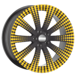 Set 4 Folii Imprimate Outdoor cu EcoSolvent, autoadezive, pentru decorarea jantelor auto, dimetru 60 cm, model FJT-40 - imagine 4