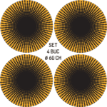 Set 4 Folii Imprimate Outdoor cu EcoSolvent, autoadezive, pentru decorarea jantelor auto, dimetru 60 cm, model FJT-40 - imagine 5