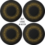 Set 4 Folii Imprimate Outdoor cu EcoSolvent, autoadezive, pentru decorarea jantelor auto, dimetru 60 cm, model FJT-41 - imagine 5