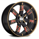 Set 4 Folii Imprimate Outdoor cu EcoSolvent, autoadezive, pentru decorarea jantelor auto, dimetru 60 cm, model FJT-43 - imagine 3