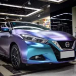 Folie auto Cameleon Albastru/Violet pentru colantare integrala, Termoplastica, cu tehnologie "BUBBLE FREE", finisaj Lucios, dimensiune 3,0m x 1,52m - imagine 5