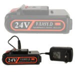 Mini ferastrau electric cu lant, baterie de 24V si valiza de transport - imagine 7
