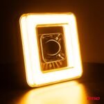 Proiector LED cu Angel Eye model AWL57, pozitie, semnalizare, faza lunga/scurta, pentru Off-Road, ATV, SSV, putere 45W, 8000lm, tensiune 9-36V, dimensiuni 114,5 x 114,5 x 51 mm - imagine 6