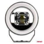 Proiector LED cu Angel Eye model AWL58, pozitie, semnalizare, faza lunga/scurta, pentru Off-Road, ATV, SSV, putere 45W, 8000lm, tensiune 9-36V, dimensiuni 114,5 x 114,5 x 52 mm - imagine 7