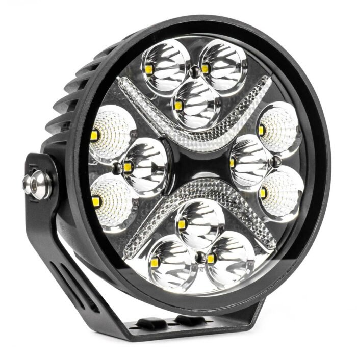 Proiector LED "PRO SERIES" cu doua functii pentru Off-Road, ATV, SSV, putere 54W, 7200lm, culoare 6000K, tensiune 10-30V, dimensiuni 140 x 140 x 61 mm - imagine 1