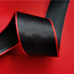 Banda centura de siguranta TUNING, culoare Negru-Rosu, latime 46 mm, pret/m liniar - imagine 4