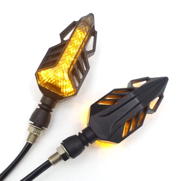 Set 2 lampi Semnalizare Moto, model T-SHAPE ARROW, tensiune 12V - imagine 1