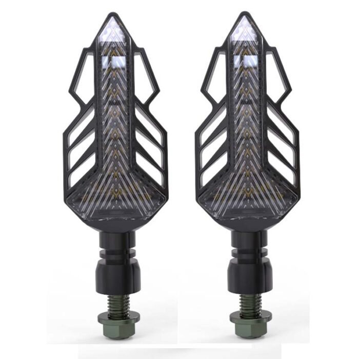 Set 2 lampi Semnalizare Moto, model T-SHAPE ARROW, tensiune 12V - imagine 3