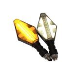 Set 2 lampi Semnalizare Moto, model CROSS, cu 2 functii, pozitie si semnalizare, tensiune 12V - imagine 4