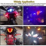 Set 2 lampi Semnalizare Moto, model BUMERANG, cu 2 functii, pozitie si semnalizare, tensiune 12V - imagine 7