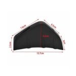 Set 4 ornamente Tuning tip "SPLITTER" pentru bara spate, culoare Neagra - imagine 5